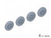 E.T. Model P35-106 WWII German Sd.Kfz.234 Large Diameter Weighted Wheels Type.6 1/35